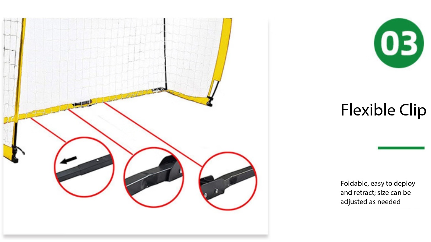 Heavy Equipment Youtube - 5×2 M Portable Folding Soccer Goal