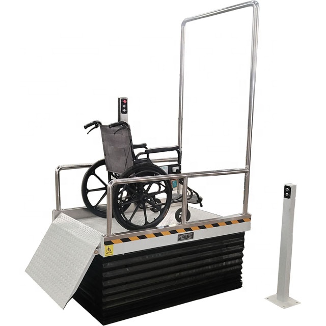 Scissor Lift Table Hydraulic - Handicap Stair Lift For Elderly Electric