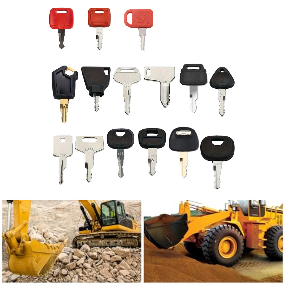 15PCS Construction Machinery I - Heavy Equipment Keys Master Set ulasan dan harga
