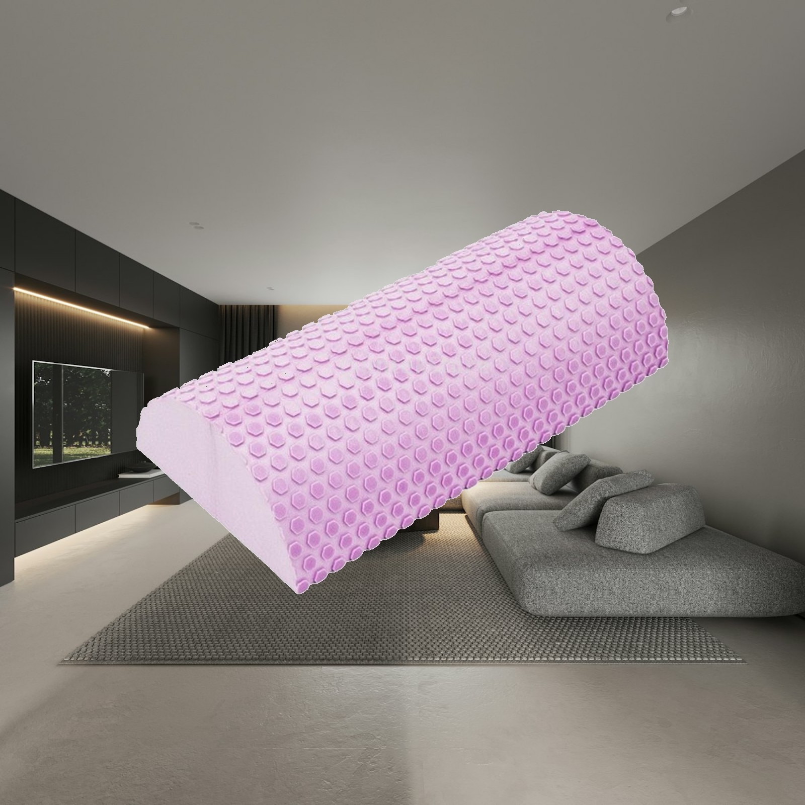 Half-Round Foam Roller Versati - Heavy Equipment Rollers ulasan dan harga