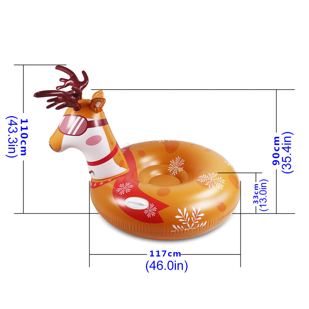 1Pcs Inflatable Snow Sled Tube - Heavy Equipment Youtube ulasan dan harga