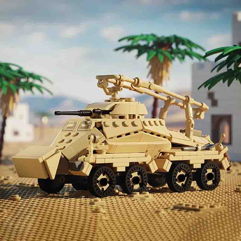 Heavy Armored Car Model MOC Bu - Heavy Equipment Armor ulasan dan harga