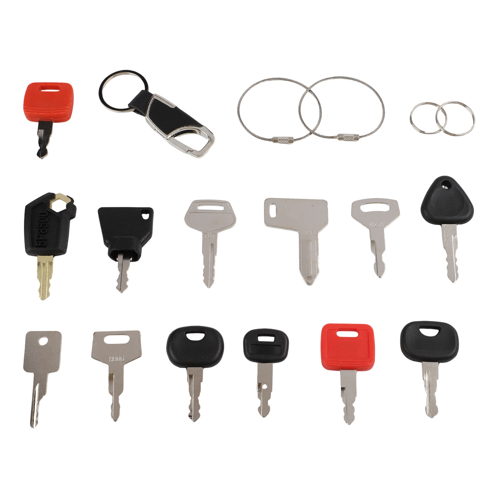13Pcs Ignition Key Set For Con - Heavy Equipment Keys Master Set ulasan dan harga