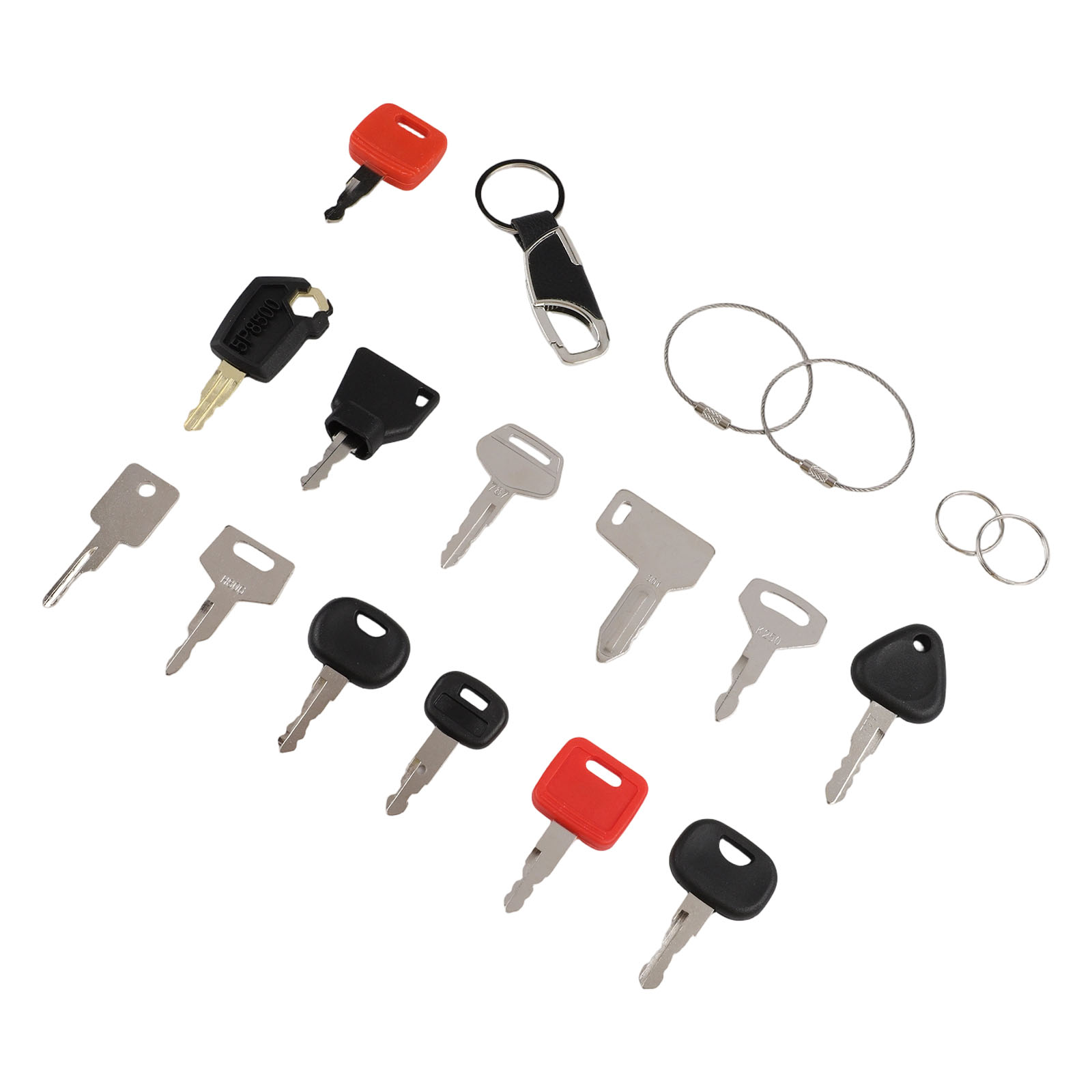 13Pcs Ignition Key Set For Con - Heavy Equipment Keys Master Set ulasan dan harga