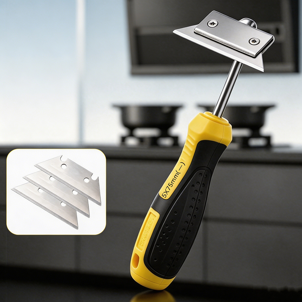 Metal Grease Scraper Knife Hea - Heavy Equipment Scraper ulasan dan harga