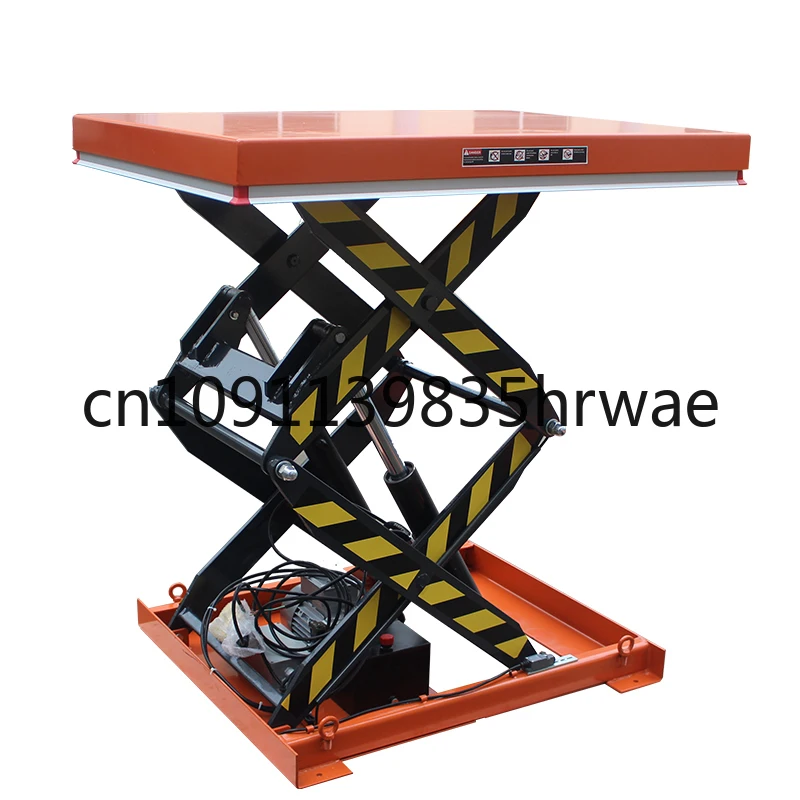 CE approved 2000kg Powered Hyd - Scissor Lift Table Hydraulic ulasan dan harga
