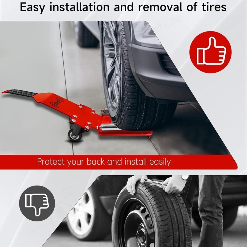 Portable Heavy Duty Tire Jack  - Heavy Equipment Rollers ulasan dan harga