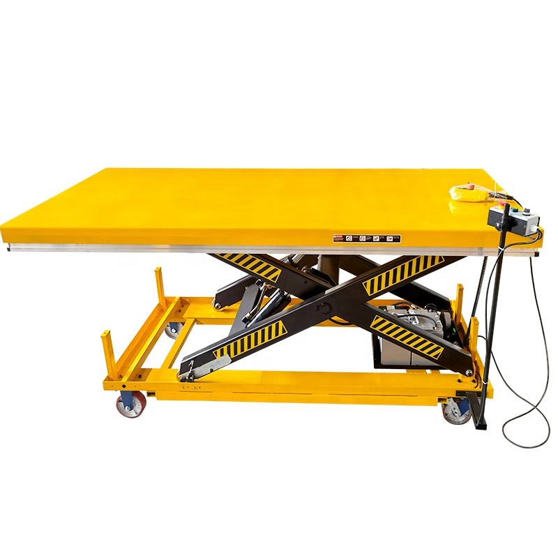 Customized Heavy Load Electric - Scissor Lift Table Hydraulic ulasan dan harga
