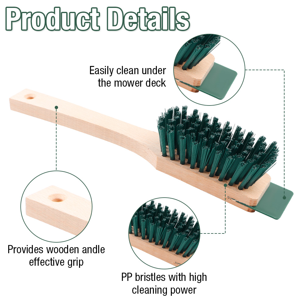 Heavy Duty Mower Bristle Brush - Heavy Equipment Scraper ulasan dan harga