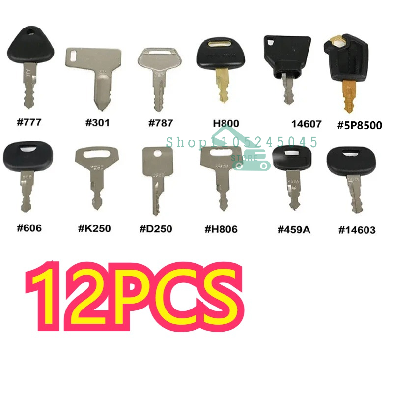 28/21/12Pcs Master Ignition Ke - Heavy Equipment Keys Master Set ulasan dan harga