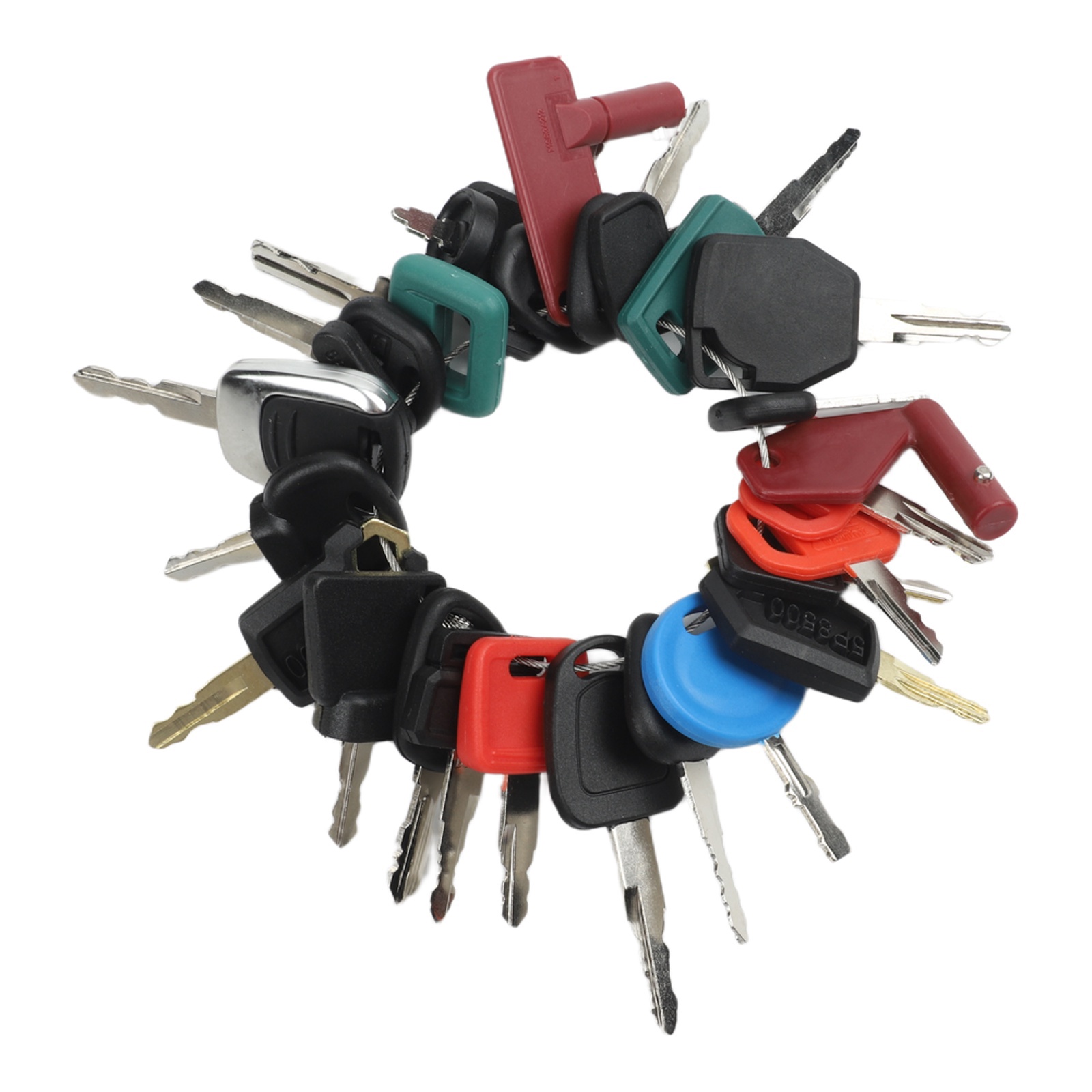 50PCS Equipment Ignition Keys  - Heavy Equipment Keys Master Set ulasan dan harga