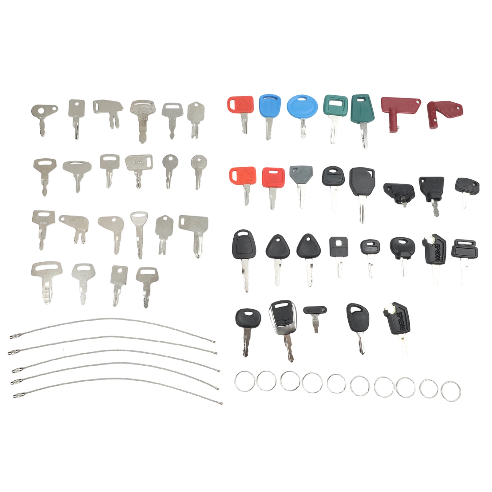 50pcs Heavy Equipment Keys Mas - Heavy Equipment Keys Master Set ulasan dan harga